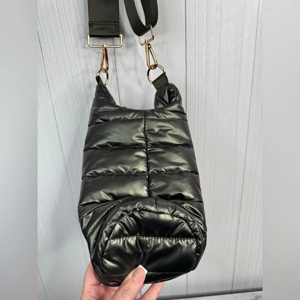 WanderFull HydroBag Quilted Puffer Crossbody Bag - Green - Picture 10 of 11